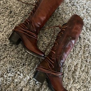 Coal Cognac Freebird Boots
